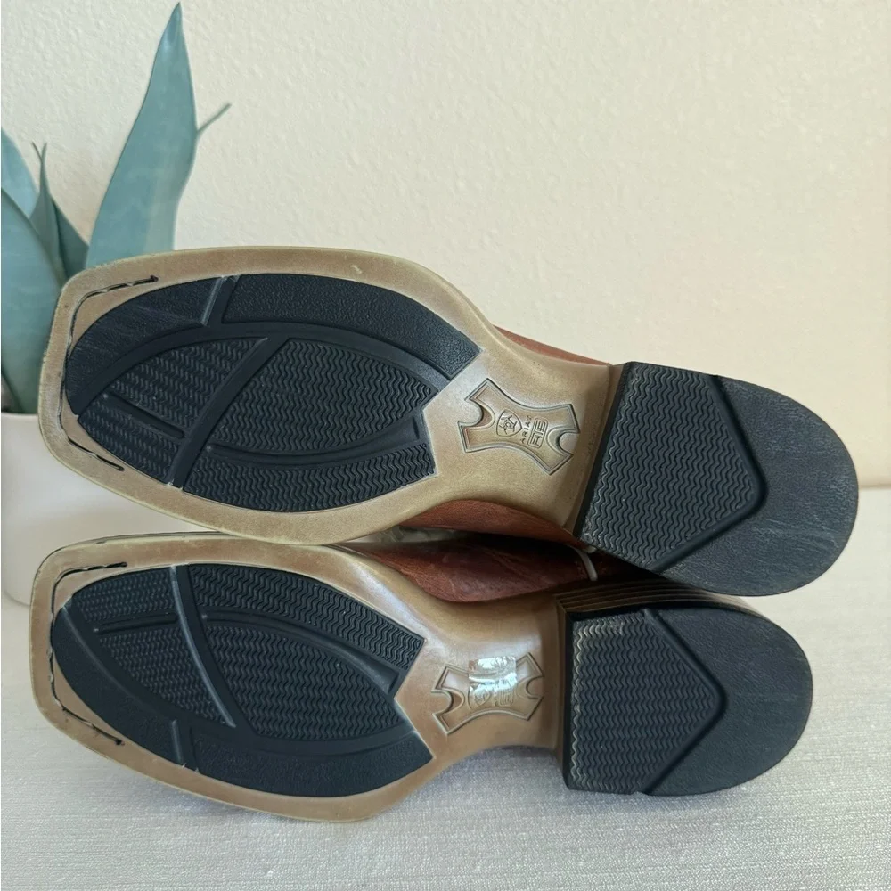 Ariat Sienna Brown/Teal Western Cowboy Boots - Picture 13 of 13